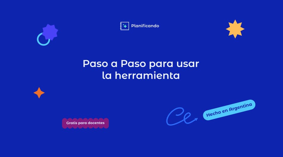Cómo usar Planificando paso a paso